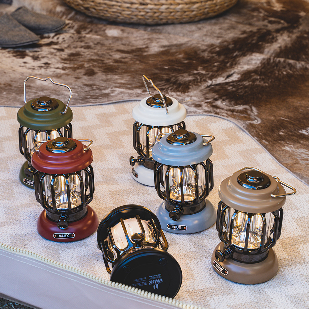 복스 VAUX 감성 캠핑 랜턴 센티멘탈 빈티지 조명 LED 충전식 차박 라이트 무드등