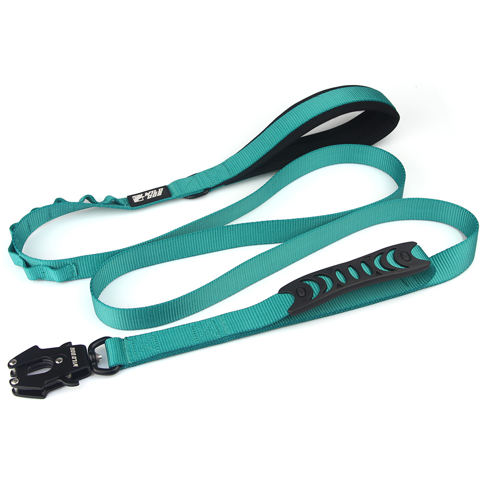 와일드독 투핸들 중형견 대형견 강아지리드줄 블루그린 제품 이미지