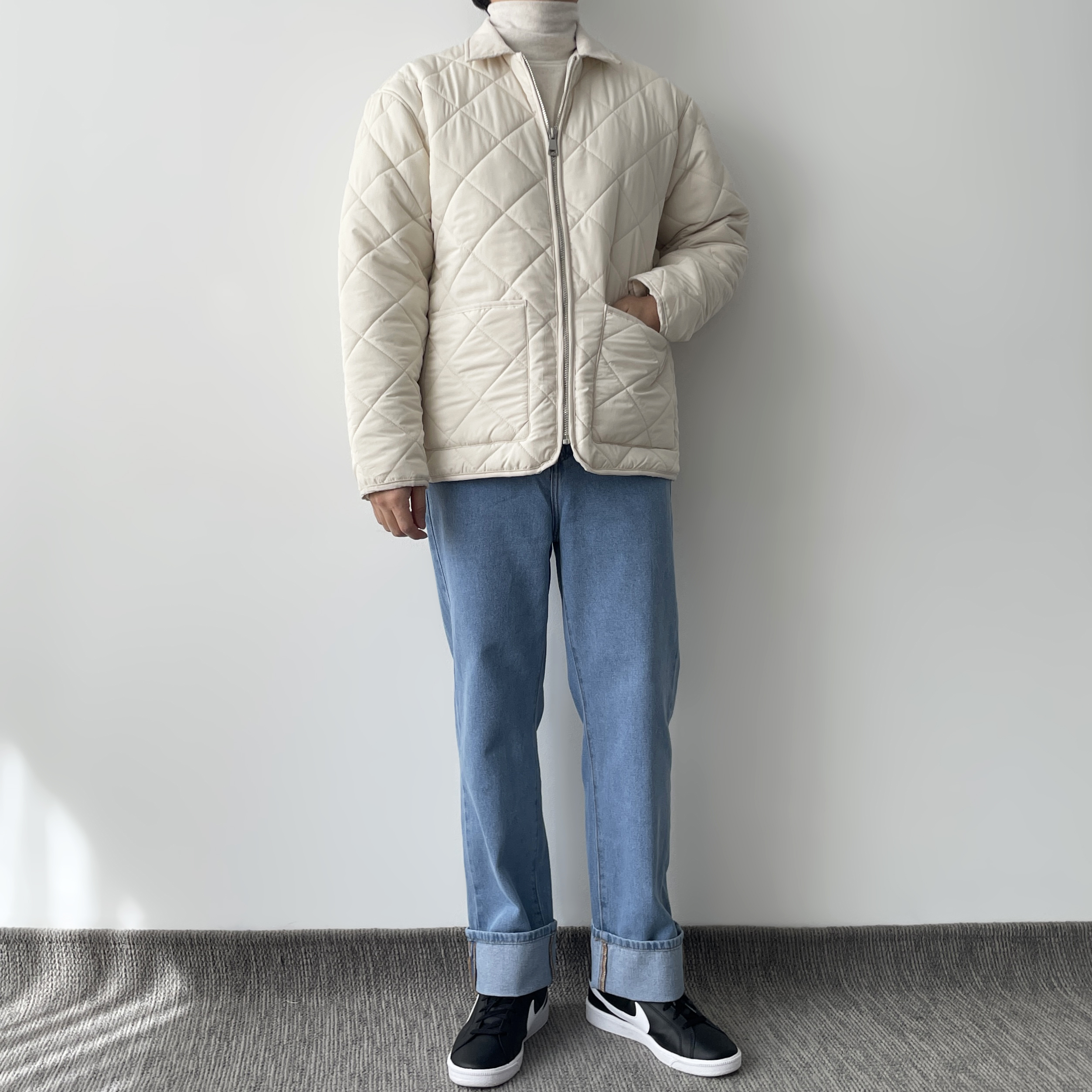 남자생지청바지 남자통청바지 이미지 3