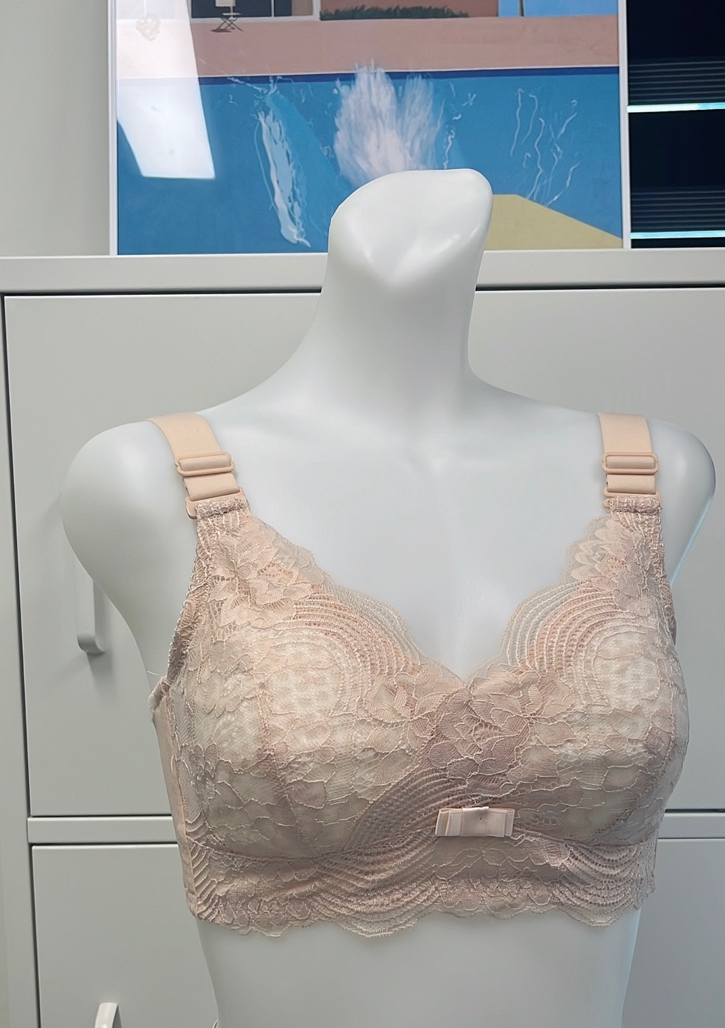 빅사이즈브라렛 들뜸없는 큰컵 압박 처진가슴 미니마이저 가슴작아보이는 브라 이미지 7