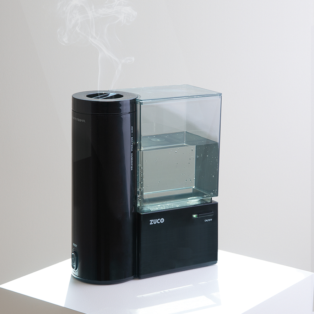 주코 블랙 큐브 2L 가열식 가습기 ZH-DL760B