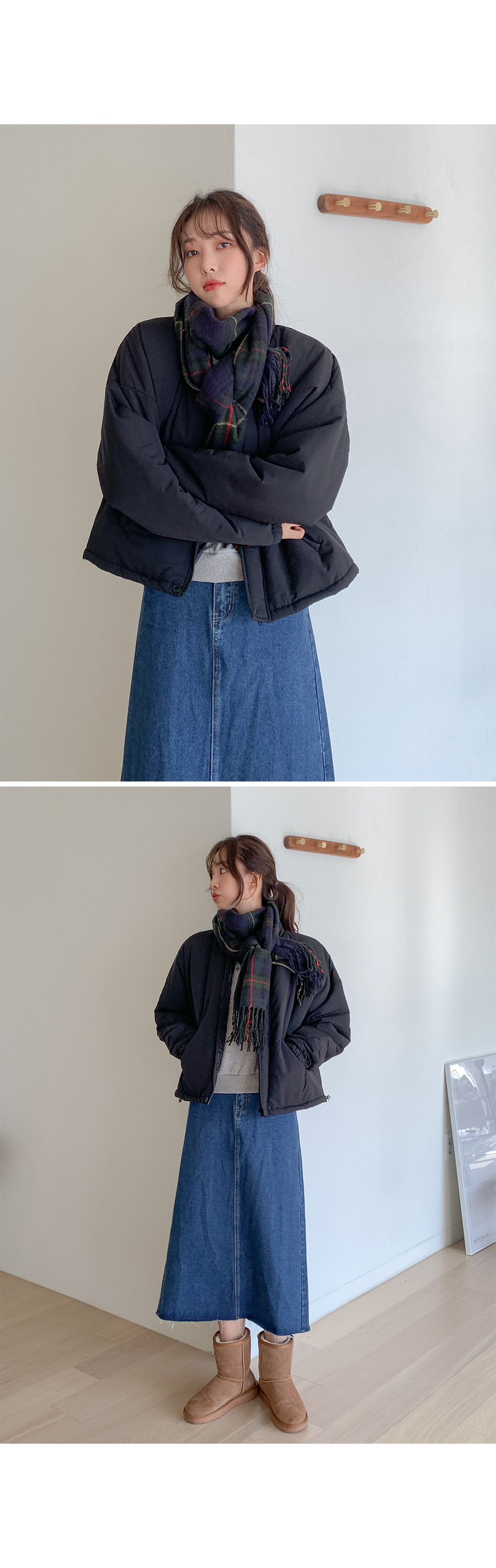 [1만8천장돌파][MADE] 빅사이즈 S-5XL 뒷밴딩 데님 롱 스커트 상세 이미지 59