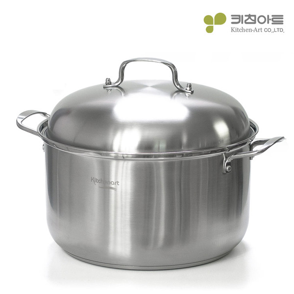 키친아트 올가 인덕션 찜냄비 3단 찜기 찜솥 큰냄비 32cm - 상세 이미지 5