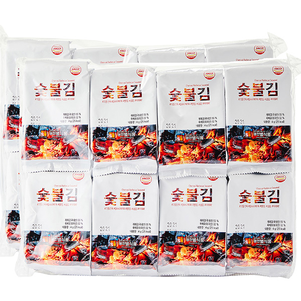 광천 별식품 조미김 숯불김 전장김 20g x 8봉 - 상세 이미지 4