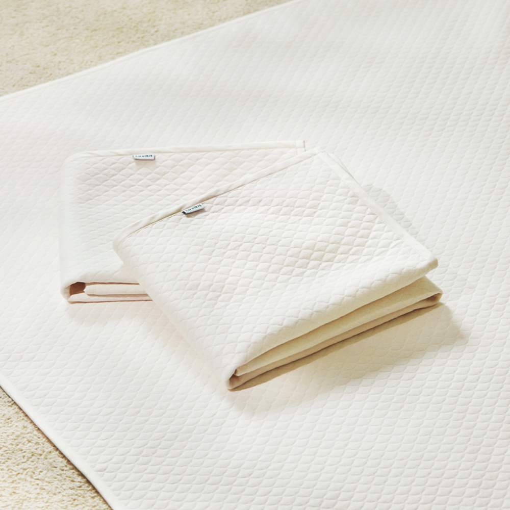 라비킷 아기 방수패드 건조기 사용 가능 캐릭터 신생아 방수요 M 사이즈