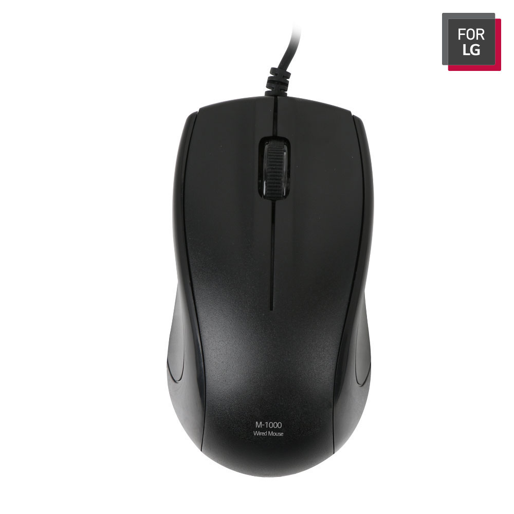LG M-1000 USB 유선 마우스 보급형 사무실 관공서 업무용 - 메인 이미지