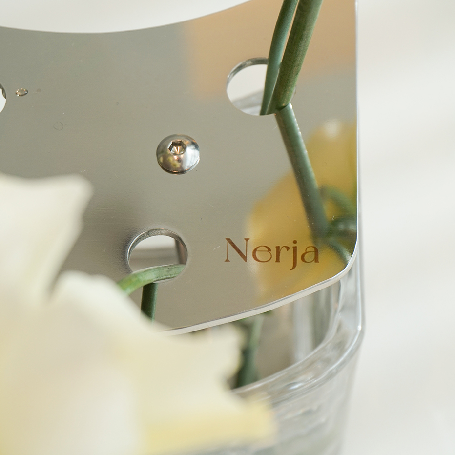 네르하 이케바나 화병 이케바나롱 대형 유리 꽃꽂이 화병 꽃병