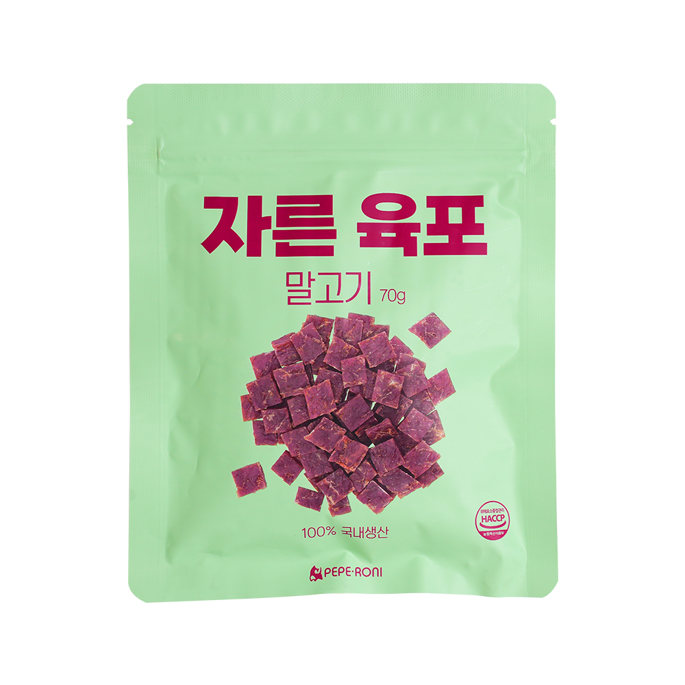 페페로니 자른육포 말고기 70g - 메인 이미지