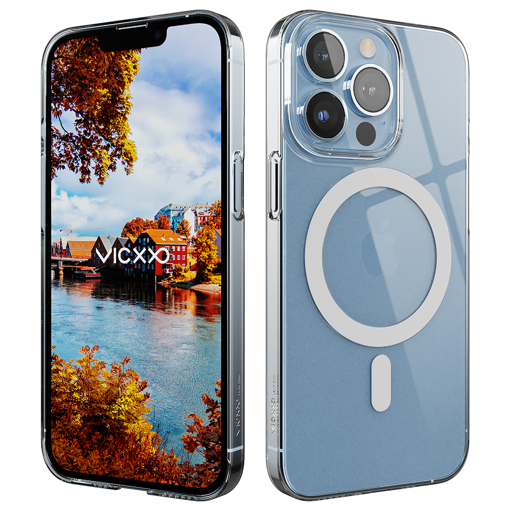 빅쏘 초슬림 변색없는 맥세이프 케이스 투명, 아이폰13 프로