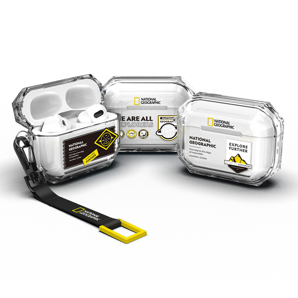 에어팟 프로2 프로 내셔널지오그래픽 크리스탈 범퍼 와펜 케이스