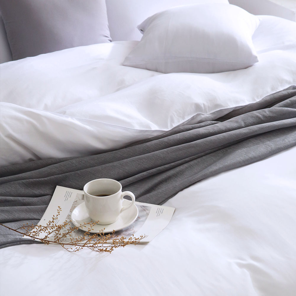 이스턴킹침구 간절기 겨울 호텔식차렵이불 텐셀모달100 고정패드 레알화이트 EK이불커버세트