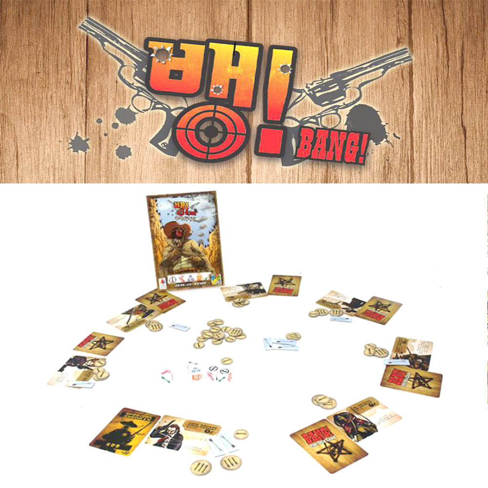 뱅 보드게임 심리전 초등학생선물 BANG 초등 7세 가족 재밌는 추리 서부 황야 보안관 - 메인 이미지