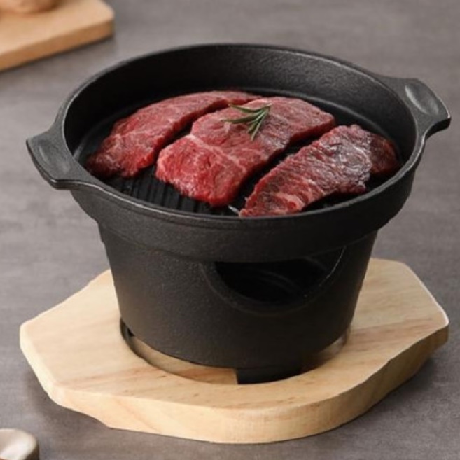 미니 화로 구이 고기 1인용 불판 실내 화로 일인용 화로