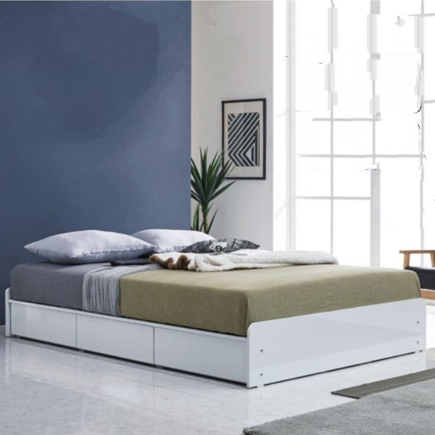 서랍형 침대 프레임 아이방 고등학생 헤드없는 침대