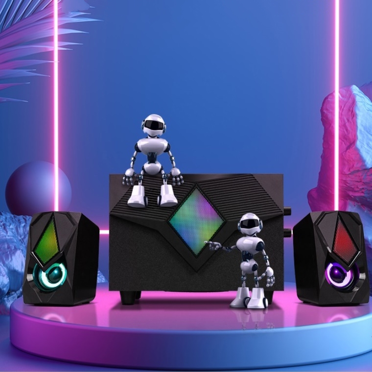 게이밍 스피커 유선 pc 컴퓨터 컴퓨터용 데스크탑 스피커 노트북 스피커 