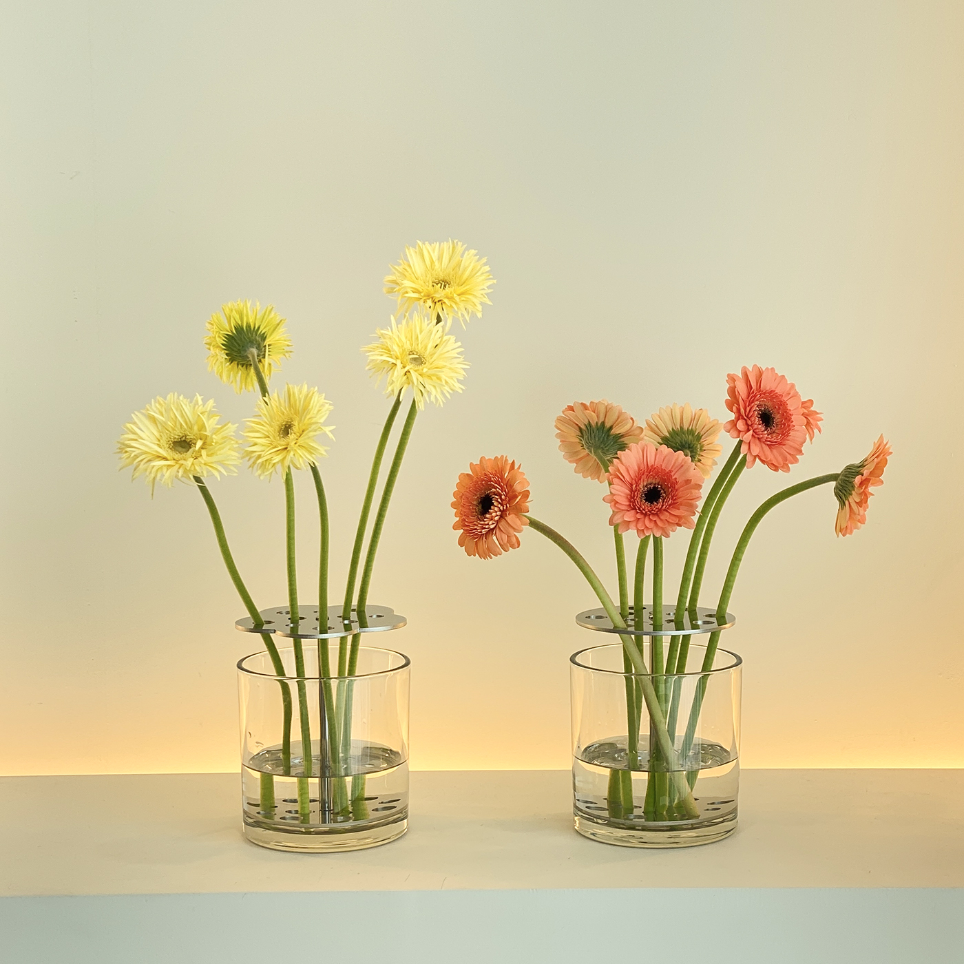 네르하 이케바나 화병 유리 꽃꽂이 화병 꽃병