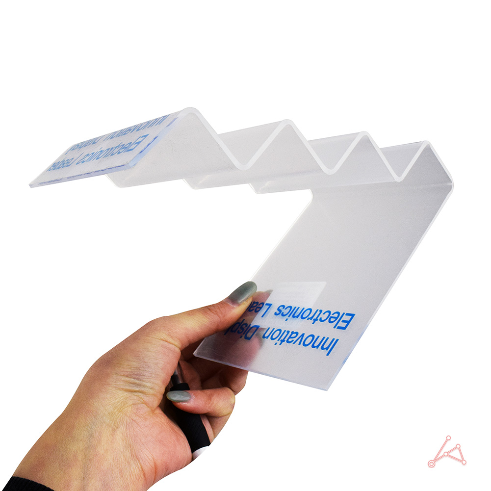 계단식 아크릴 전시대 진열대 거치대 받침대 받침 경사 계단형 10cm - 상세 이미지 4