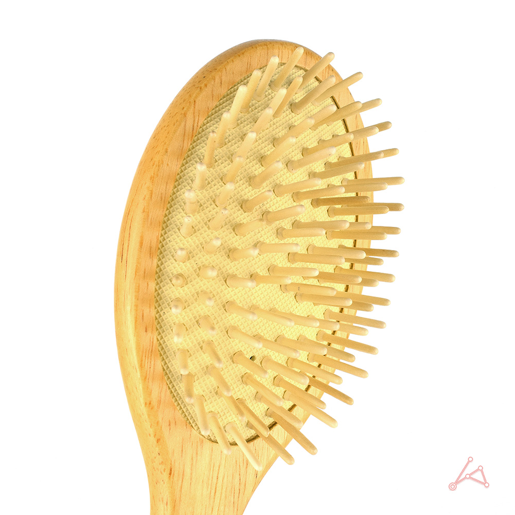 붙임 머리빗 젖은 엉킨 나무 쿠션 남자 두피 마사지 빗 브러쉬 - 상세 이미지 4