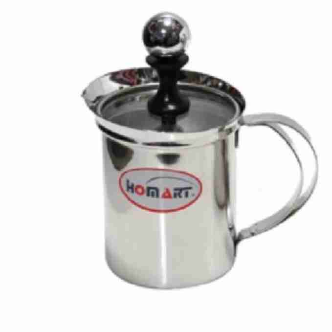 더블망 밀크 포머 0.35L 우유 스티밍 카페 라떼 아트 스티머