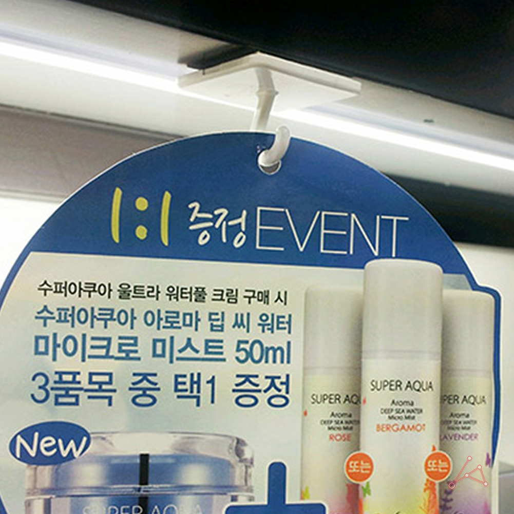 고리마운트 천장 붙이는 접착 고리 후크 낚시줄 걸이 4개입 - 상세 이미지 5