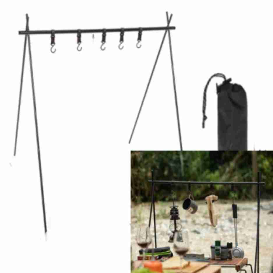 접이식 감성 인디언 행어 세트 캠핑용품 소품걸이 거치대