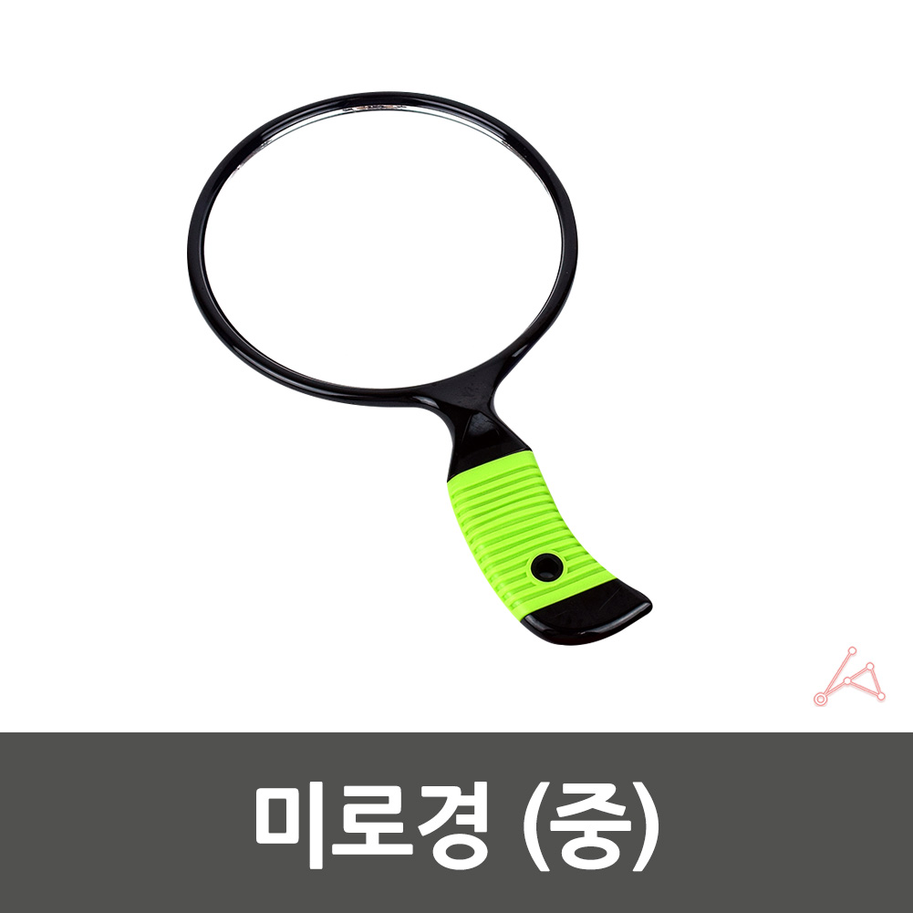 원형 손거울 손잡이 여자 남자 미니 대형 거울 휴대용 소 - 상세 이미지 4