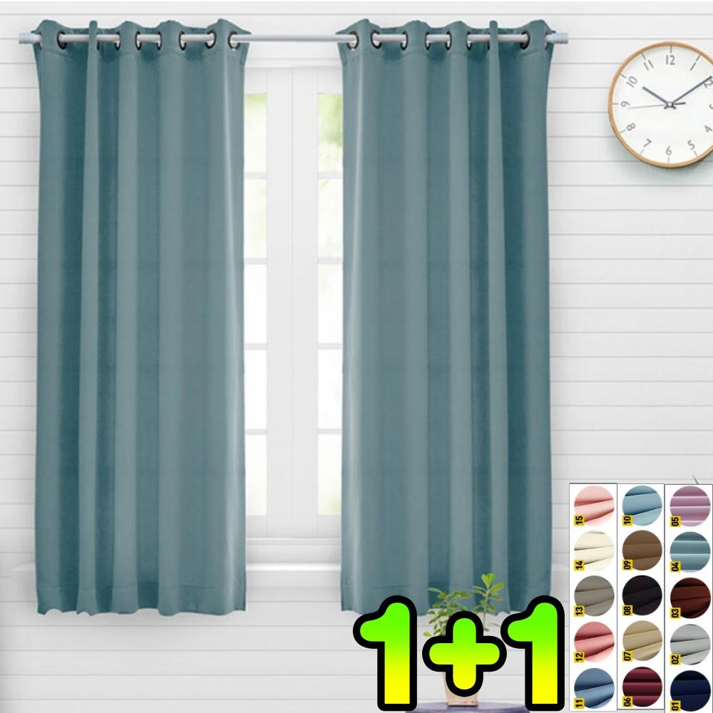 원룸커튼 작은창암막커튼 창문 짧은커튼 자취방