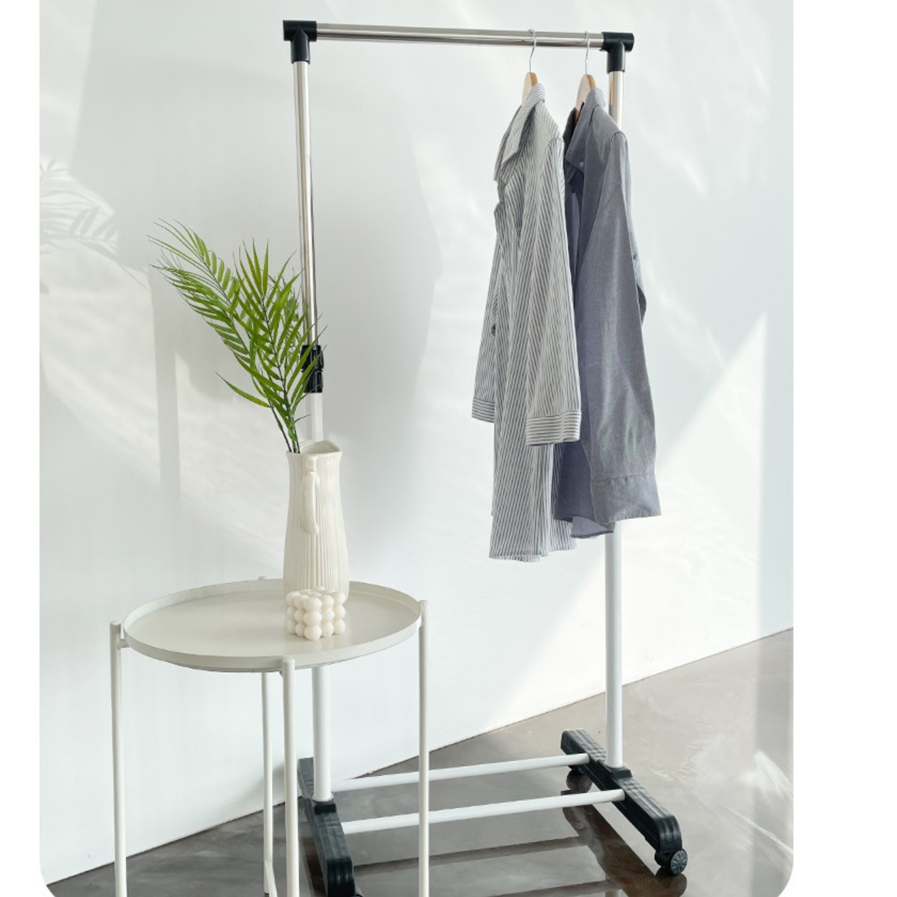 소형 작은 홈쇼핑 행거 베란다 행거 트롤리 행거 500