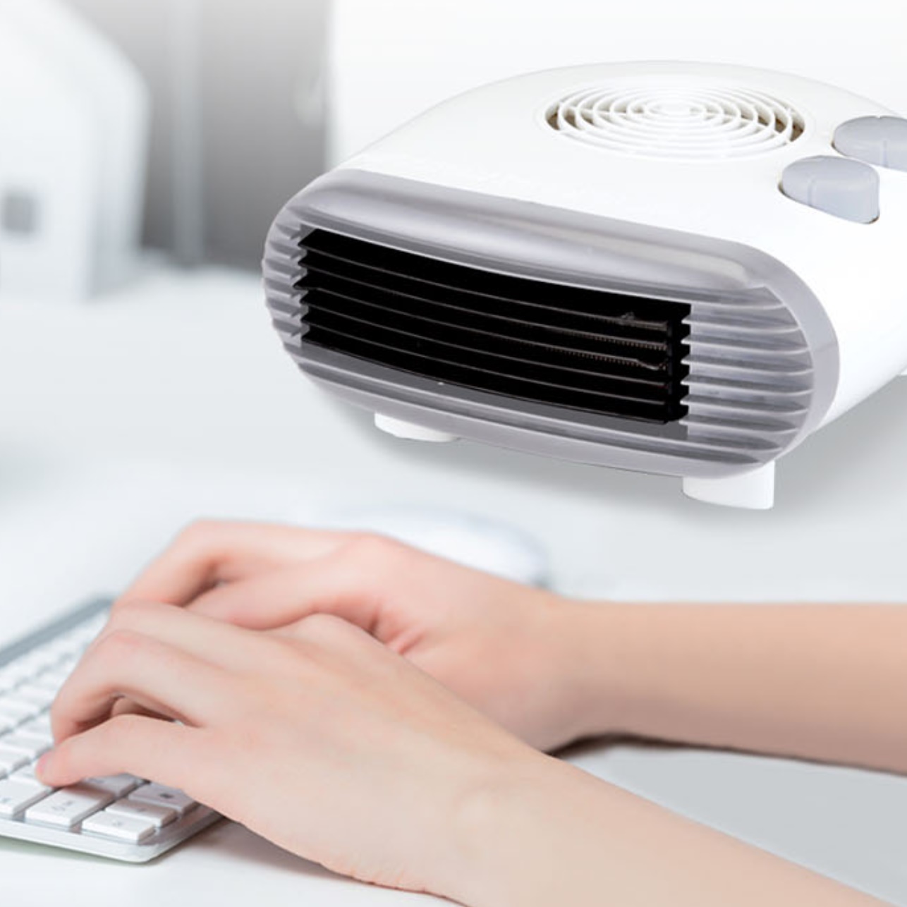 미니 온풍기 작은 탁상용 책상용 소형 히터 개인 난방기