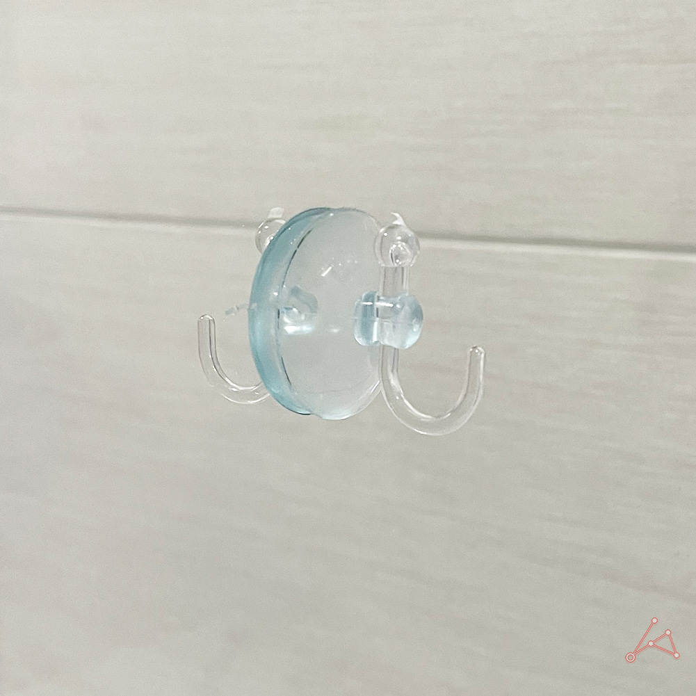 유리 흡착판 흡착 압착 고무 압축 큐방 붙이는 접착 고리 후크 3.2cm 5p - 상세 이미지 5