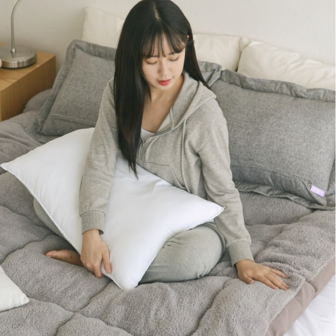 토퍼 침대위 손님용 거실 매트리스 극세사 자가발열 양면 두툼한 양모 푹신한 싱글