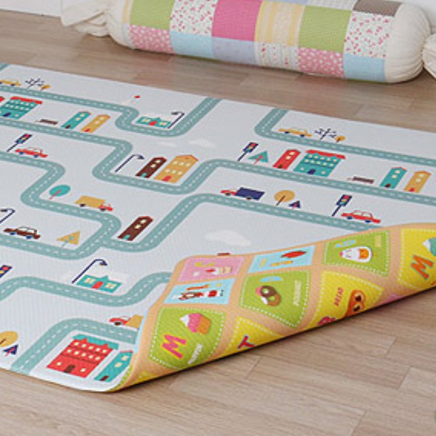 아기 롤 매트 유아 바닥 매트 어린이집 매트 중형