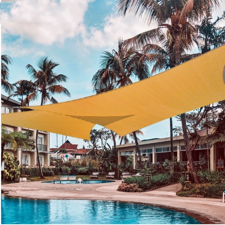 지붕 그늘막 수영장 야외 그늘막 옥상 가림막 야외용 마당 차양막