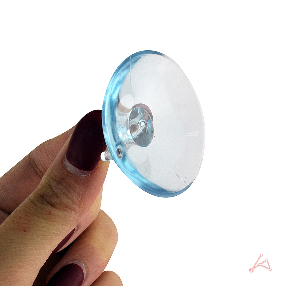 유리 흡착판 흡착 압착 고무 압축 큐방 붙이는 접착 고리 후크 4cm 3개 - 상세 이미지 4