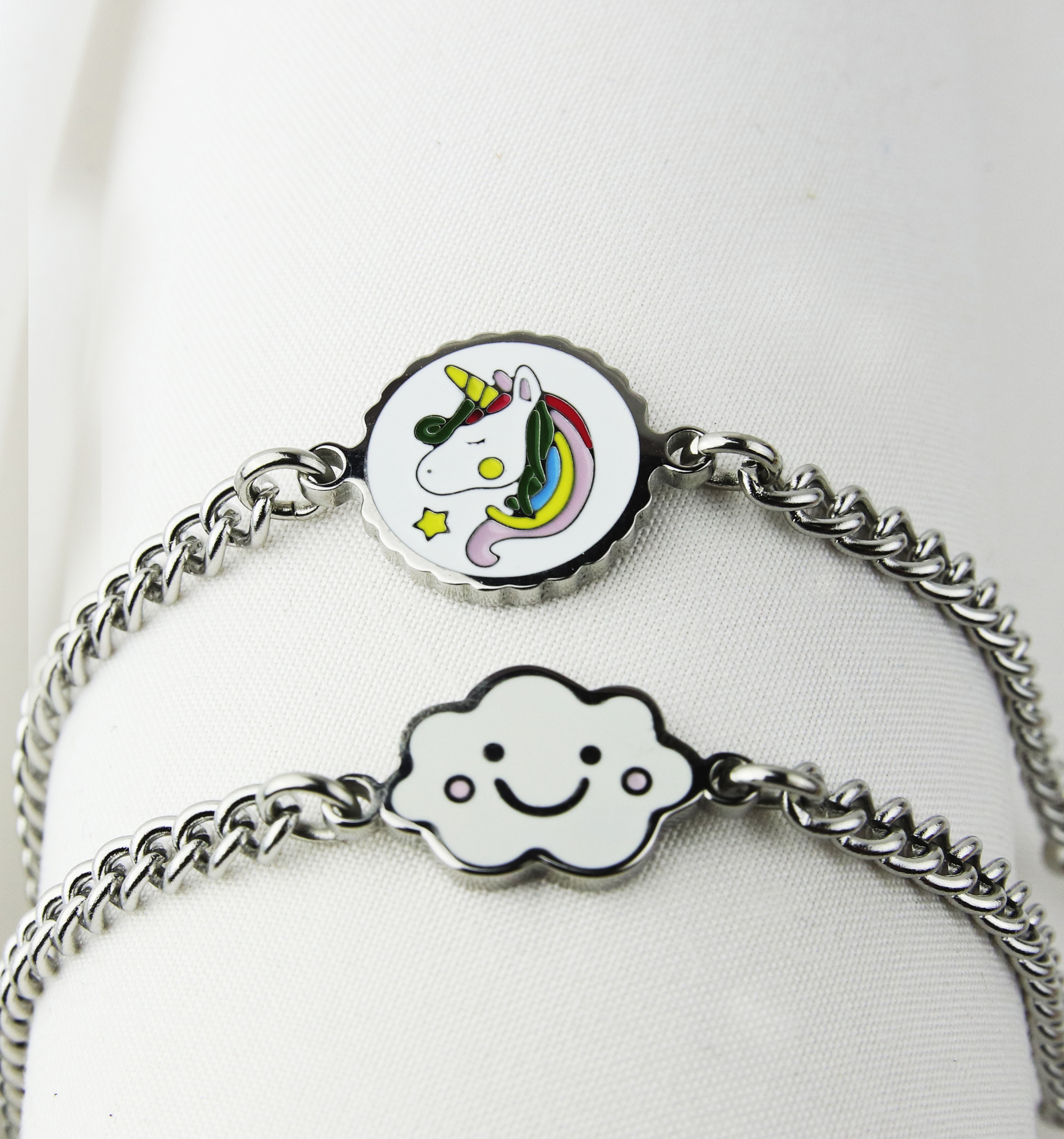 유니콘과 행복한 구루미 써지컬 미아방지 목걸이 아기 유아 어린이