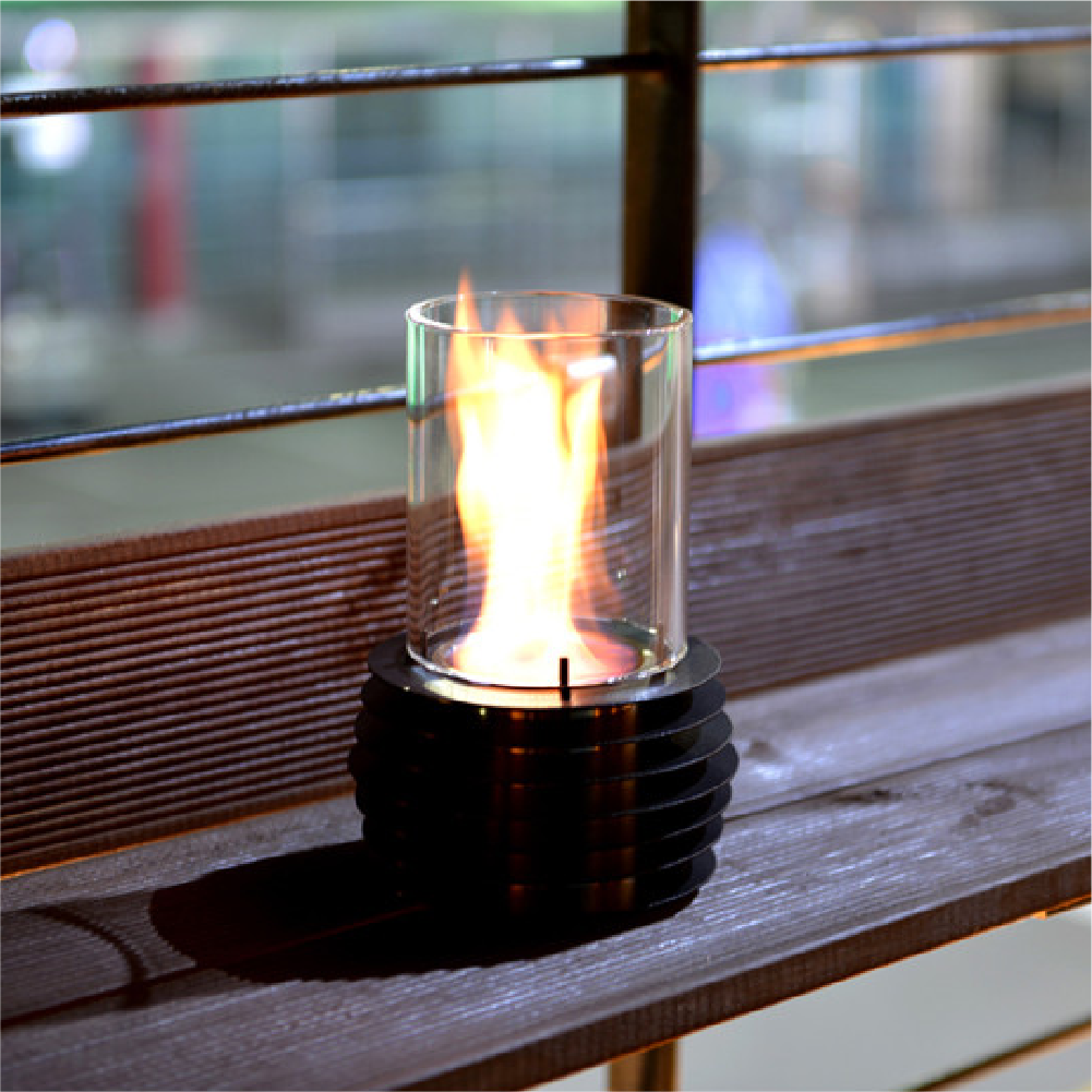 코지앤코 에탄올난로 바이브 블랙 감성 캠핑 불멍 화로대 가정용 미니 화롯대