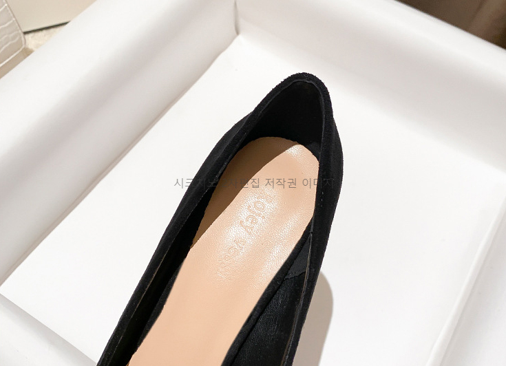 (이벤트240) 리센트 6cm 큐빅 스웨이드 펌프스 하이힐 구두 2color 상세 이미지 21
