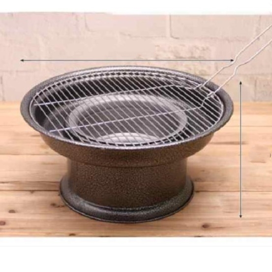 조개 구이 화로 원형 화로대 소형 화로 가정용 숯불 화로