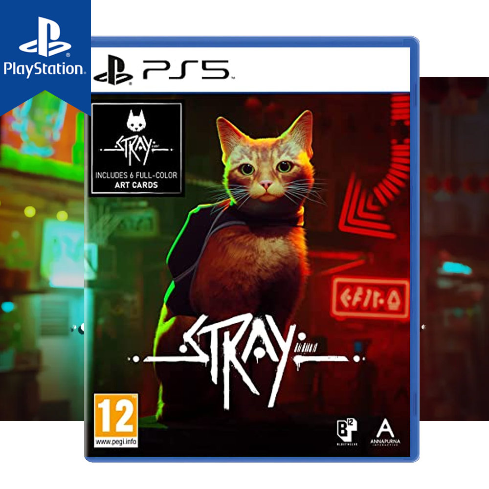 PS5 스트레이 STRAY 풀컬러 아트카드포함 해외판 한글지원 새제품 CD - 상품 이미지