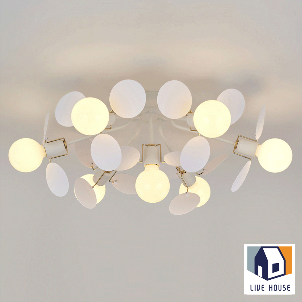 LED 직부 천장등 거실 조명 식탁 조명 7등 골드