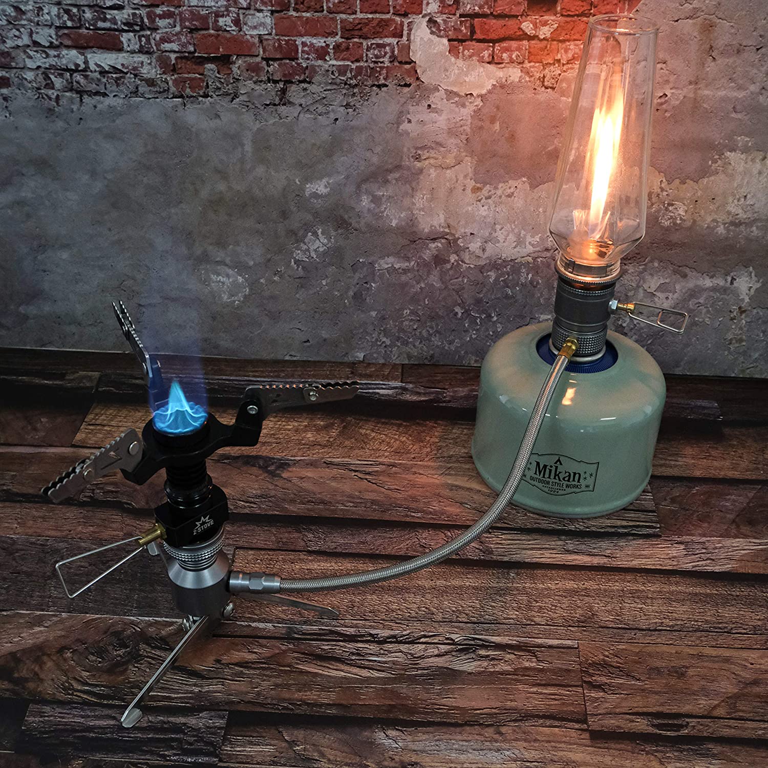 캠핑문 OD캔 스탠드형 이소가스 변환 어댑터 Z-23-OD