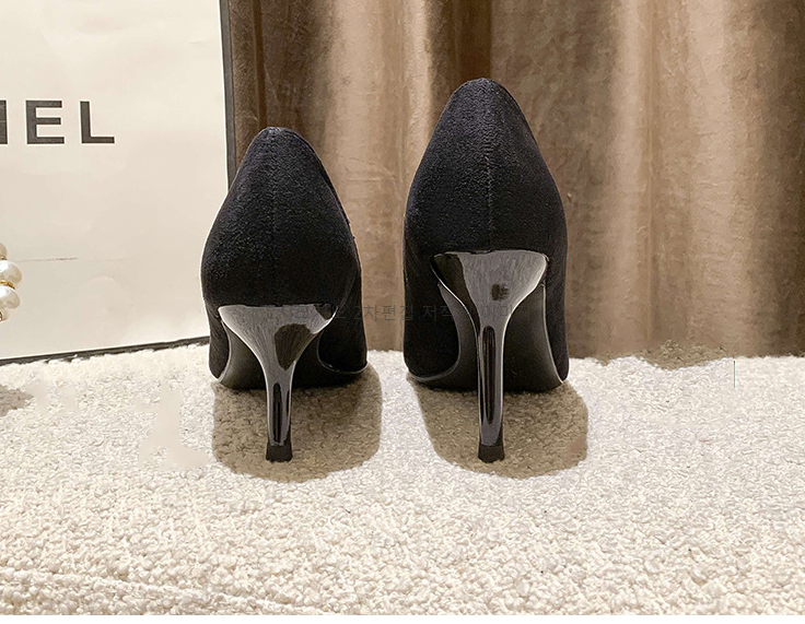 (이벤트240) 리센트 6cm 큐빅 스웨이드 펌프스 하이힐 구두 2color 상세 이미지 19