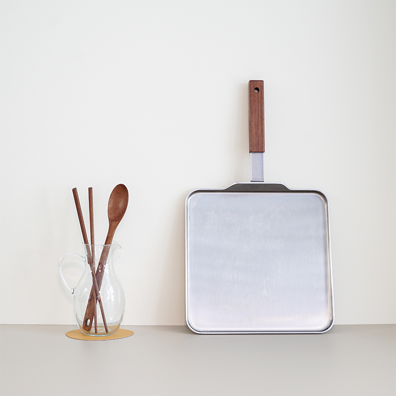 한일스텐레스 핀란디아 통3중 스텐 사각 그리들팬 27cm