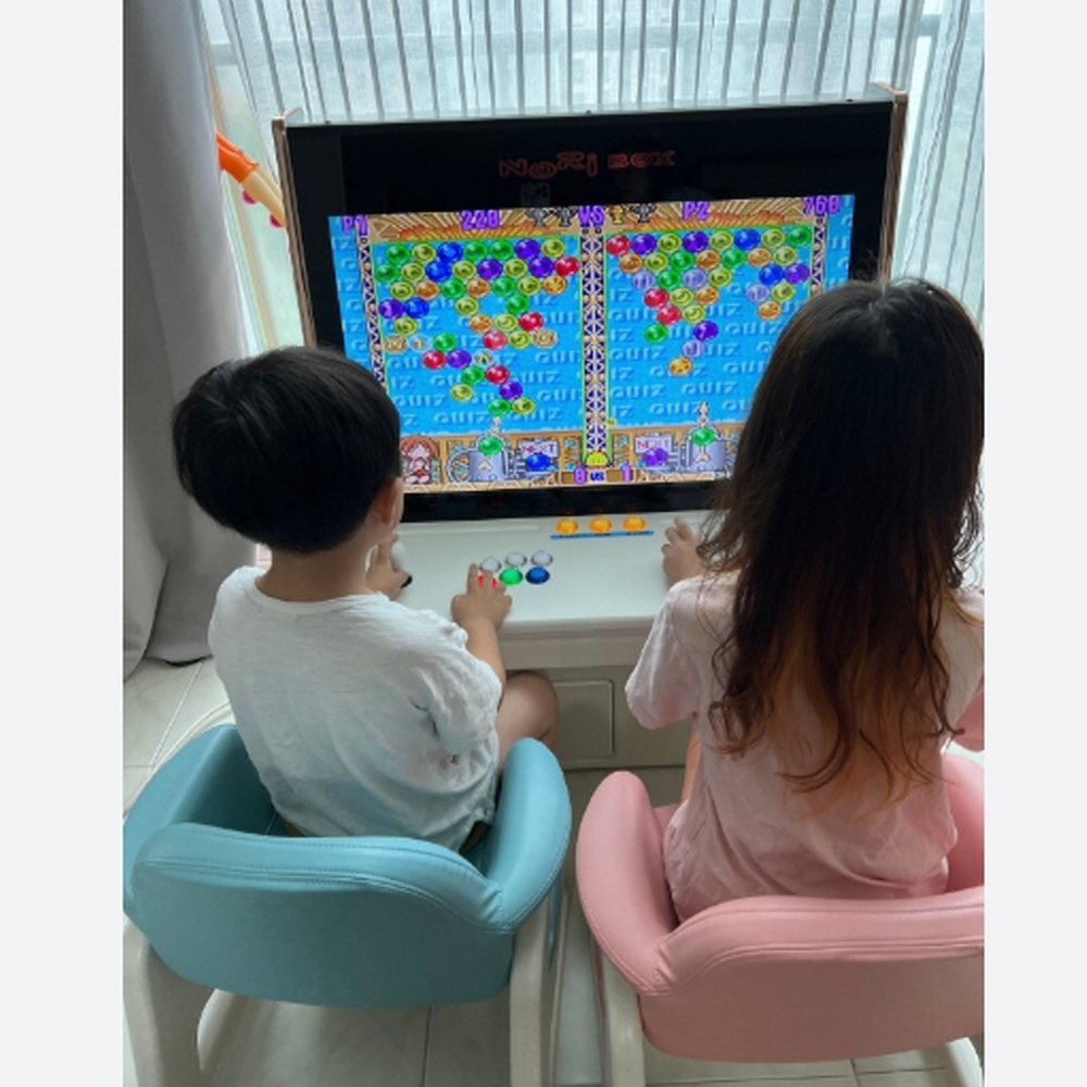 노리박스 신형GX 32+ 좌식형 강화유리 화이트 오락실게임기 이미지 8