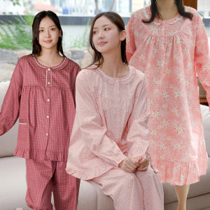 여성 빅사이즈 잠옷 원피스 파자마 실내복 홈웨어 착용 후기 | 사이즈/핏 총정리 - 상품 이미지 1