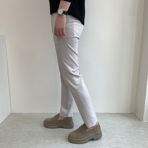 남자 스판 슬랙스 봄 가을 10부 데일리 정장바지 이미지 2