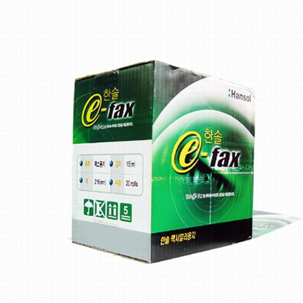 한솔 팩스용지 216mmX15m 20롤 포장 : 은계오피스