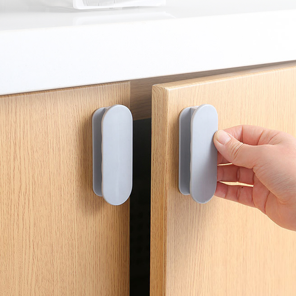 강력접착 붙이는손잡이 가구 유리문 신발장 서랍 강화도어 싱크대손잡이