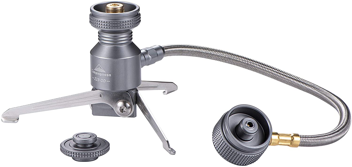 캠핑문 OD캔 스탠드형 이소가스 변환 어댑터 Z-23-OD