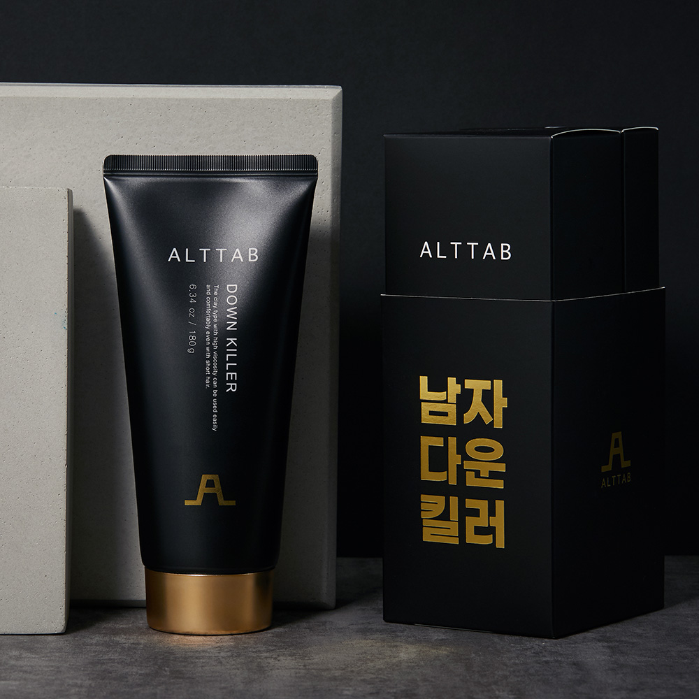알트탭 다운 킬러 셀프다운펌 남자옆머리누르기 다운펌제 - 상품 이미지